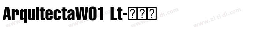 ArquitectaW01 Lt字体转换